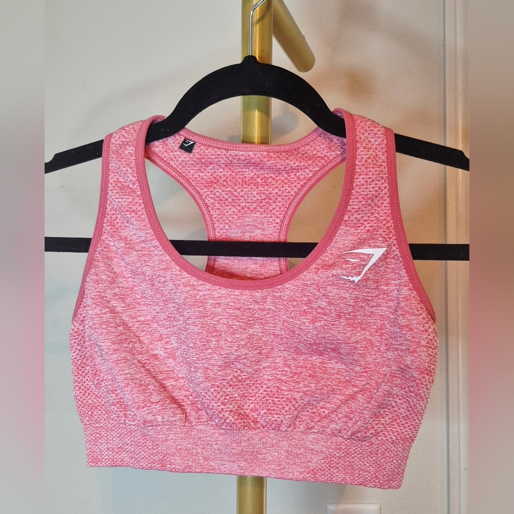 Gymshark‎ Heathered Pink Sports Bra
